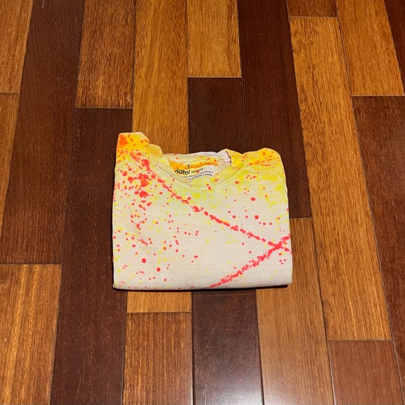 Aviator Nation Artist Collection Cropped Crewneck Sweatshirt - Small - Picture 2 of 3